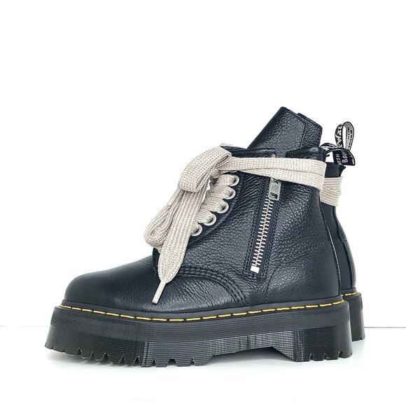 NIB Dr Martens x 1460 Quad Rick Owens Jumbo Lace Boots Women’s 9 Shoes - Picture 5 of 15